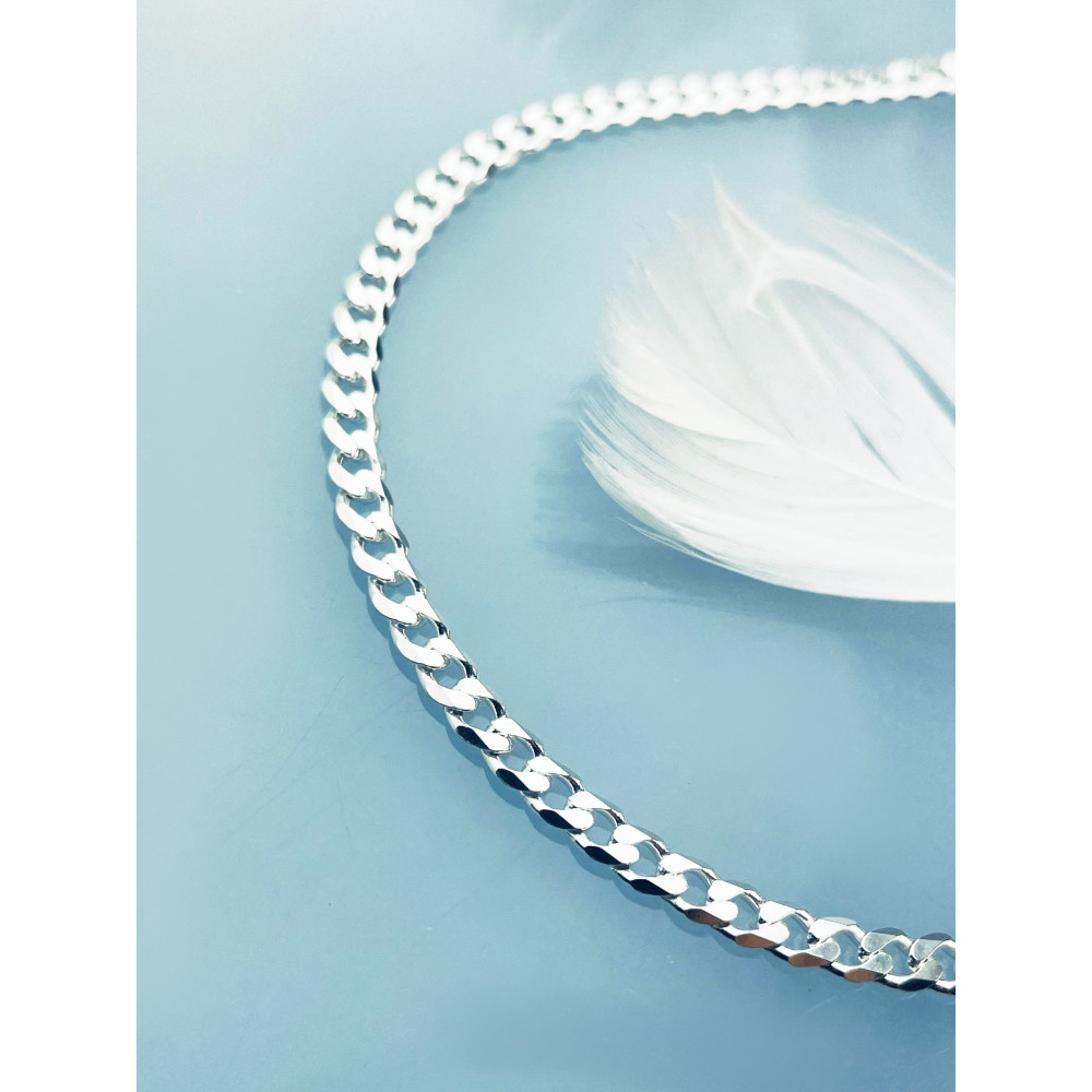 925 Silber Halskette Panzerkette