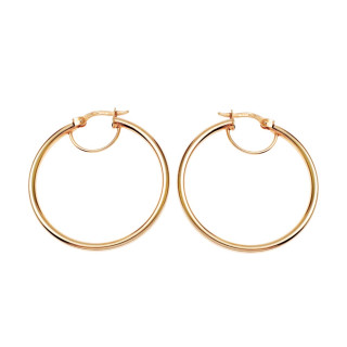 Creolen Ohrringe Ohrhänger Ohrstecker Ohrschmuck Gelbgold Paar 585er 14kt