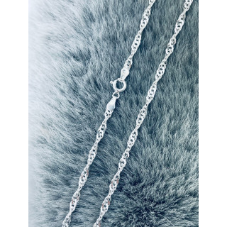 925 Silber Singapur Magic Halskette Collier