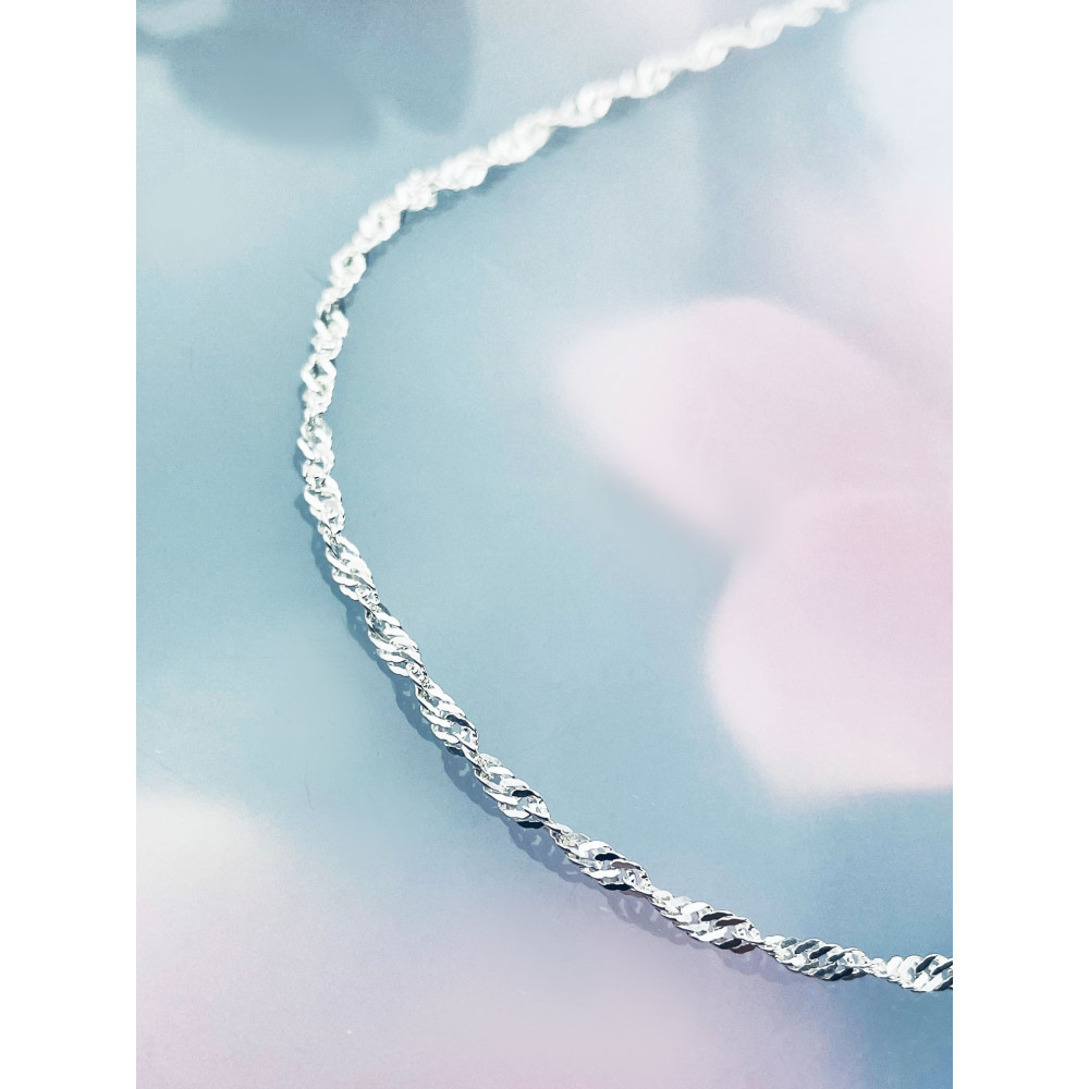 925 Silber Singapur Magic Halskette Collier