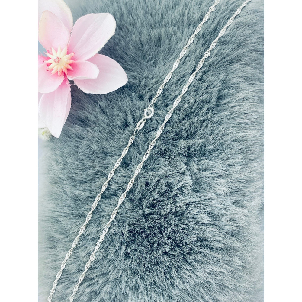 925 Silber Singapur Magic Halskette Collier