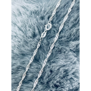 925 Silber Singapur Magic Halskette Collier