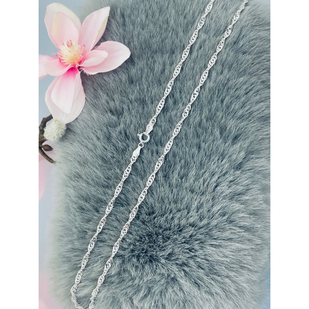 925 Silber Singapur Magic Halskette Collier