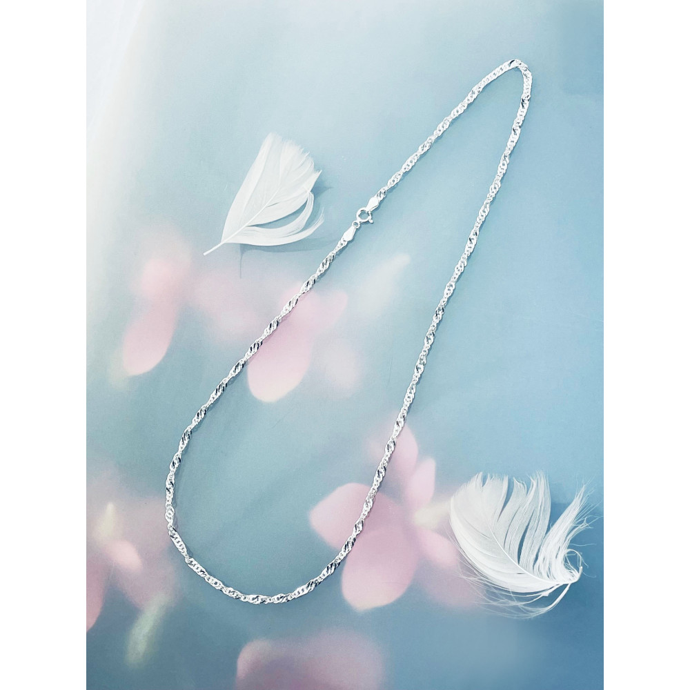 925 Silber Singapur Magic Halskette Collier