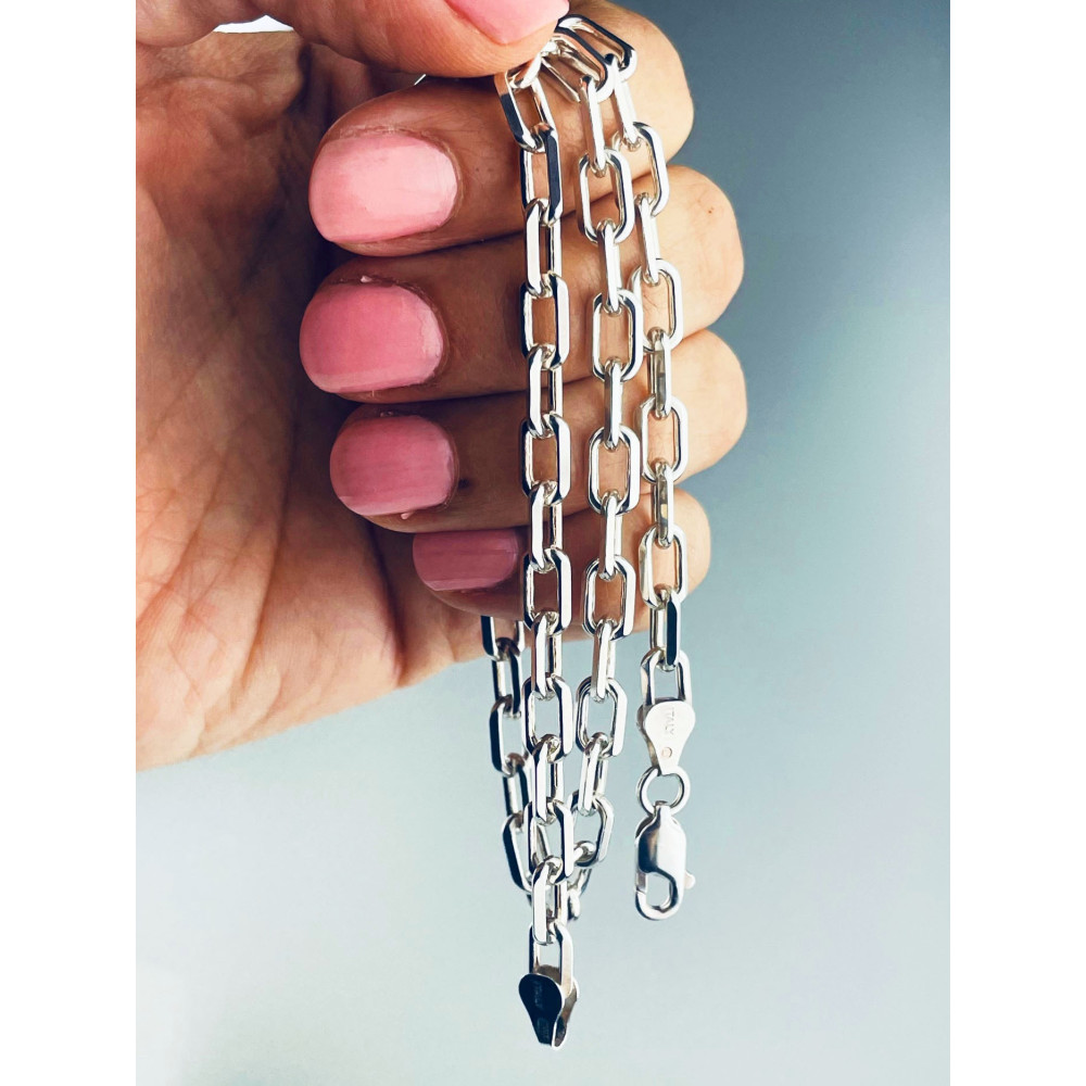 925 Silber Ankerkette Halskette Collier