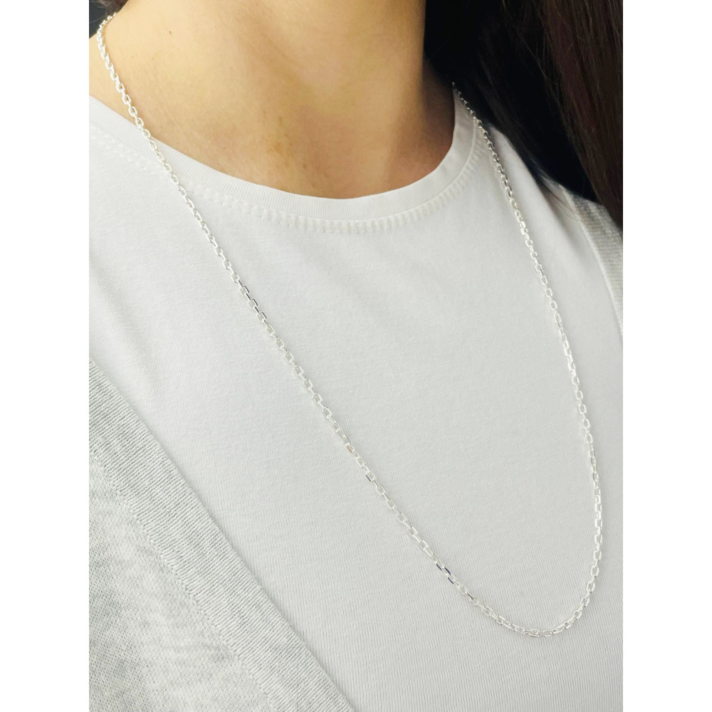 925 Silber Ankerkette Halskette Collier