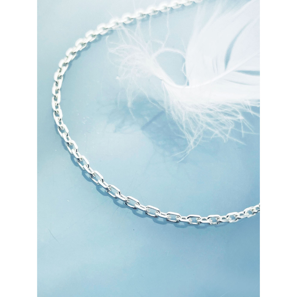 925 Silber Ankerkette Halskette Collier