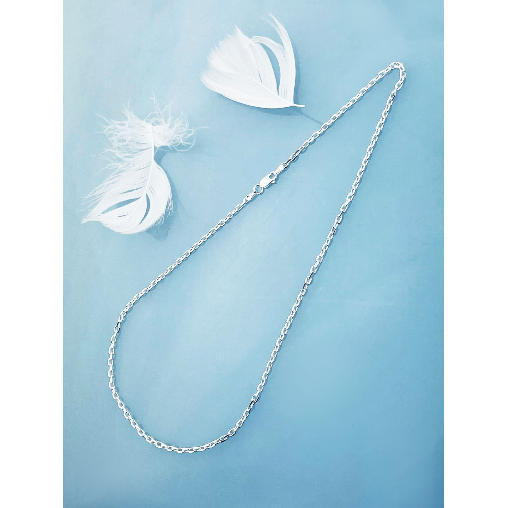 Srebrny łańcuszek ankier rolo