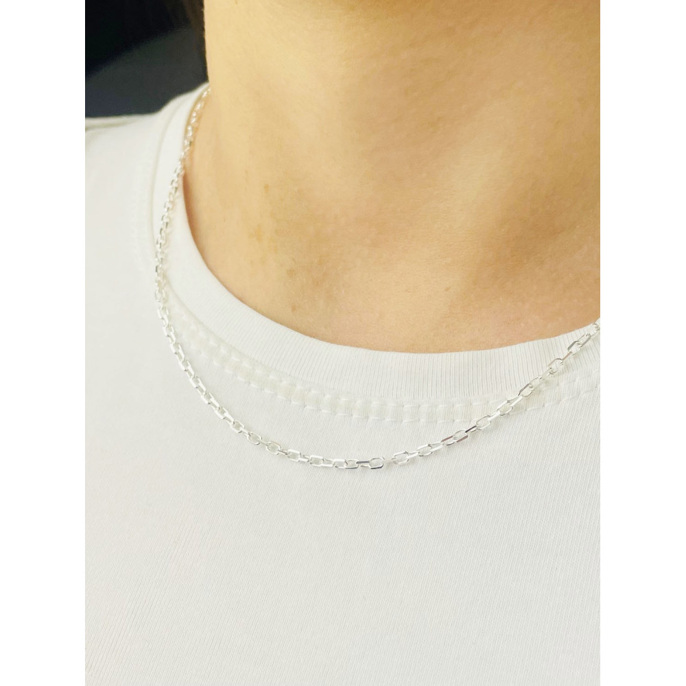 925 Silber Ankerkette Halskette Collier