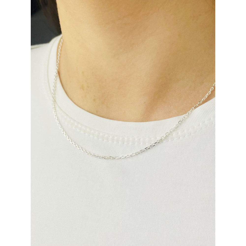 925 Silber Ankerkette Halskette Collier