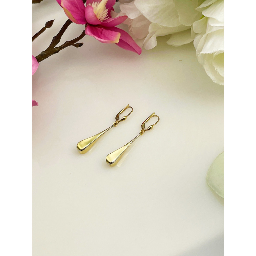 Ohrringe Ohrhänger Ohrstecker Ohrschmuck Gelbgold Paar