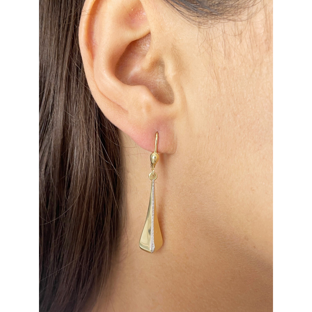 Ohrringe Ohrhänger Ohrstecker Ohrschmuck Gelbgold Paar