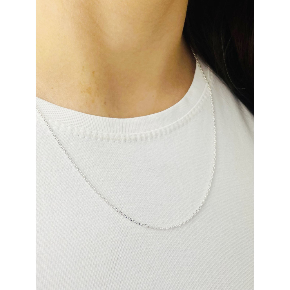 925 Silber Ankerkette Halskette Collier