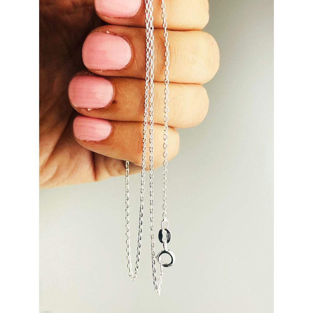 925 Silber Ankerkette Halskette Collier