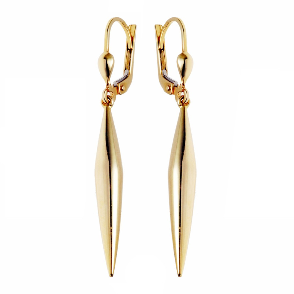 copy of Złote kolczyki wiszące patyczki