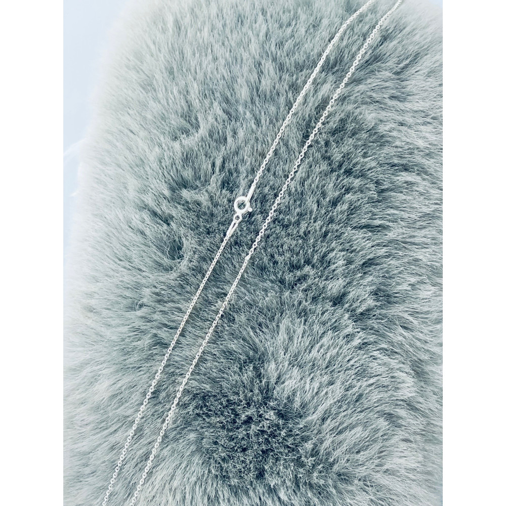 Srebrny łańcuszek ankier rolo