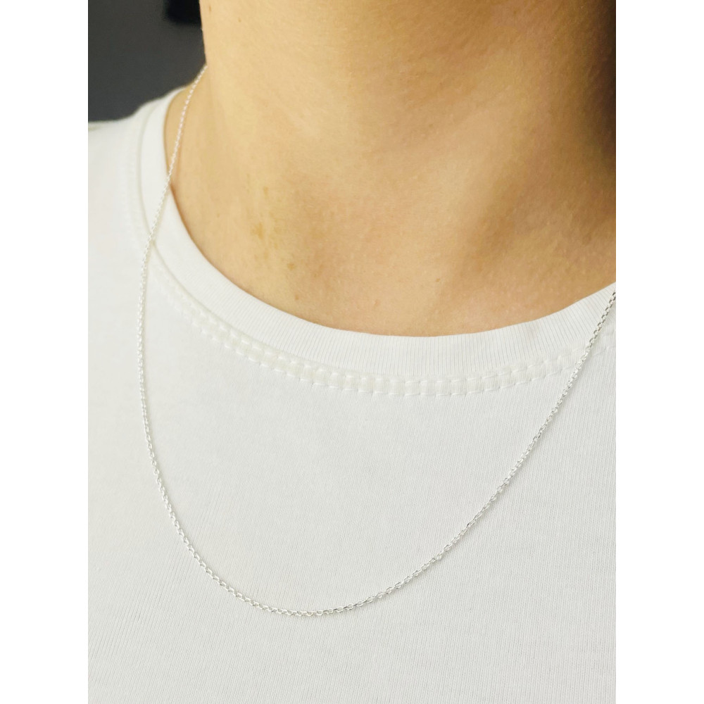 925 Silber Ankerkette Halskette Collier