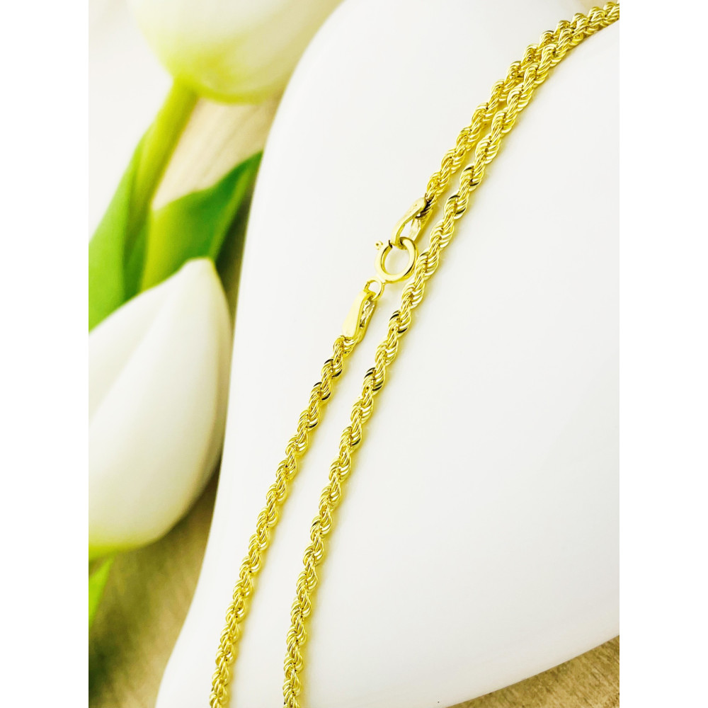 Złoty łańcuszek Korda Kordel Rope