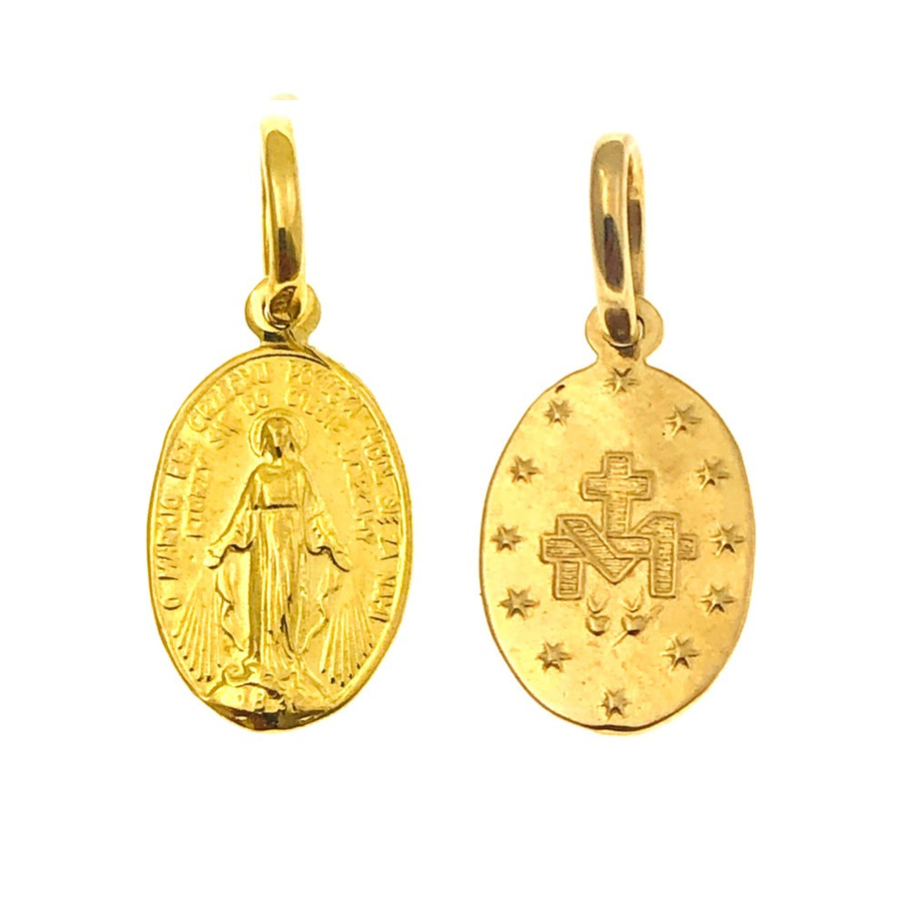 Anhänger Madonna Maria Goldanhänger Erstkommunion Milagrosa