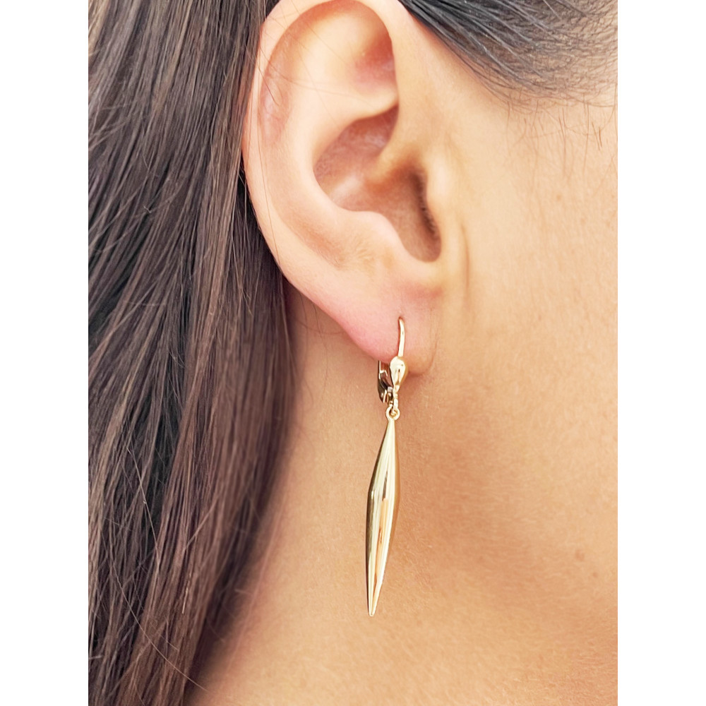 Ohrringe Ohrhänger Ohrstecker Ohrschmuck Gelbgold Paar