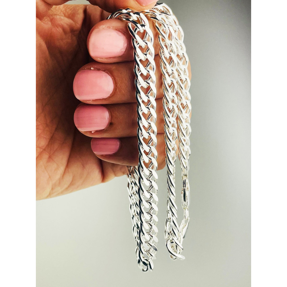 925 Silber Rombo Halskette Collier