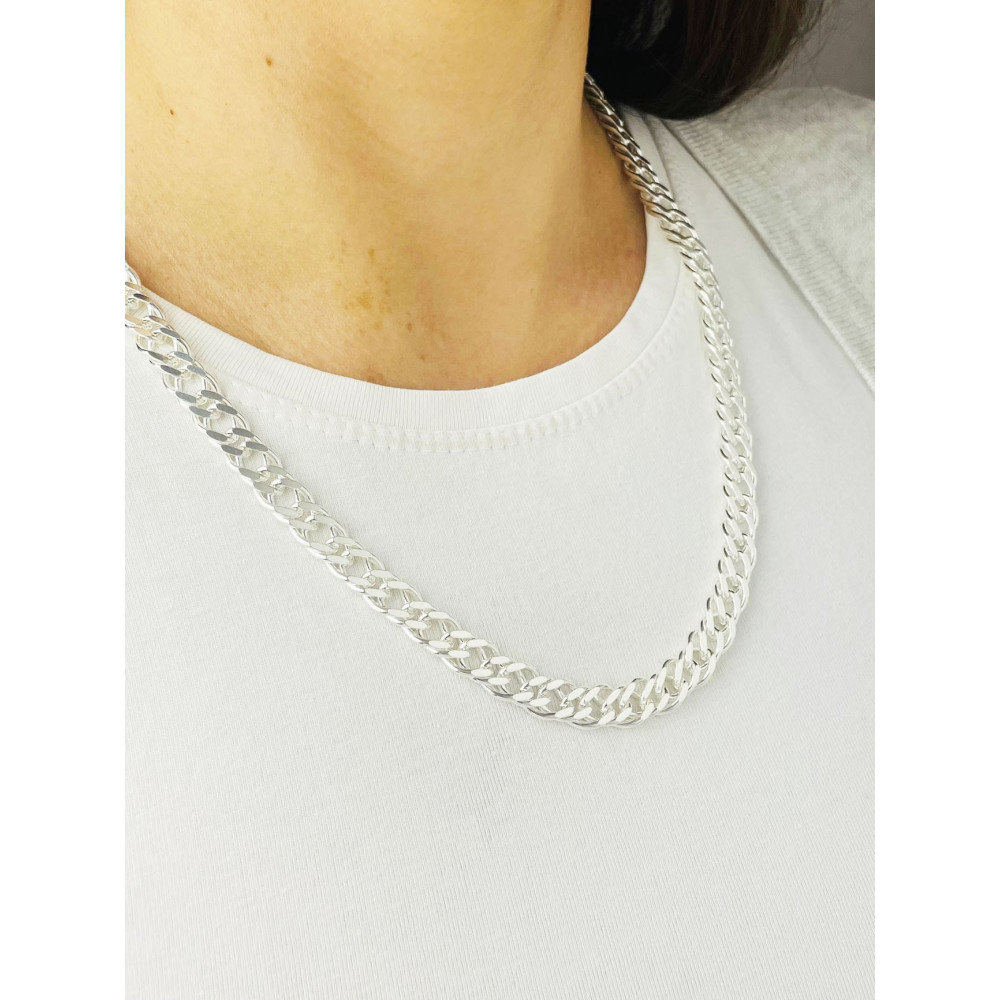 925 Silber Rombo Halskette Collier