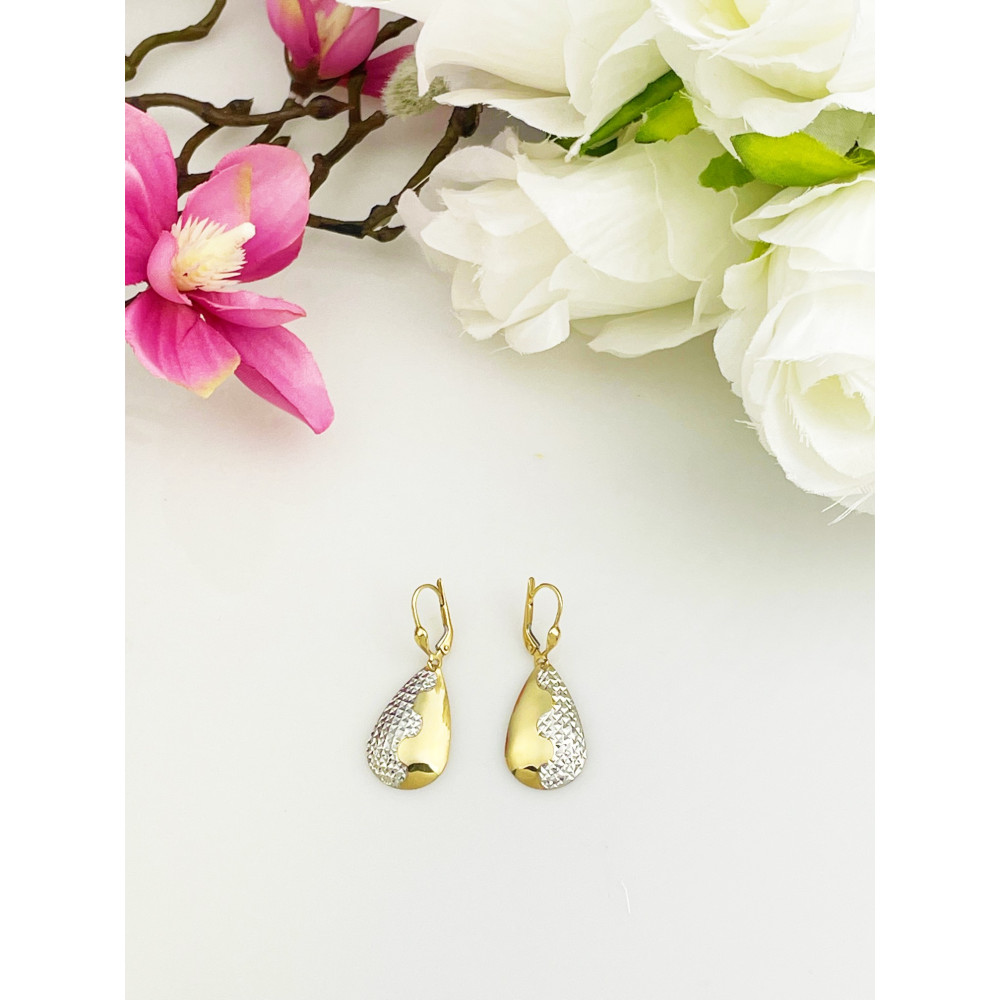 Ohrringe Ohrhänger Ohrstecker Ohrschmuck Gelbgold Paar