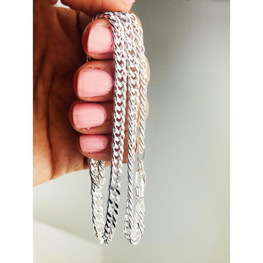 925 Silber Rombo Halskette Collier