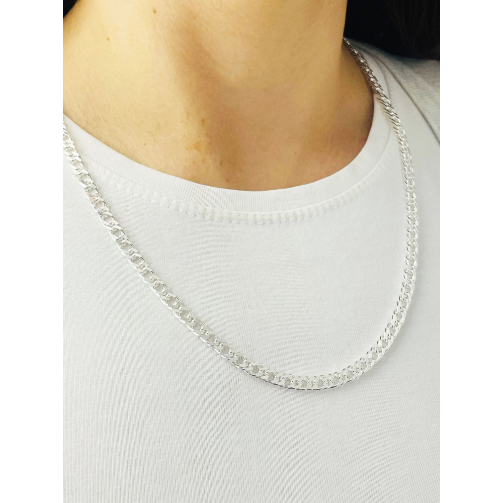 925 Silber Rombo Halskette Collier