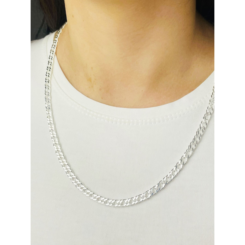 925 Silber Rombo Halskette Collier