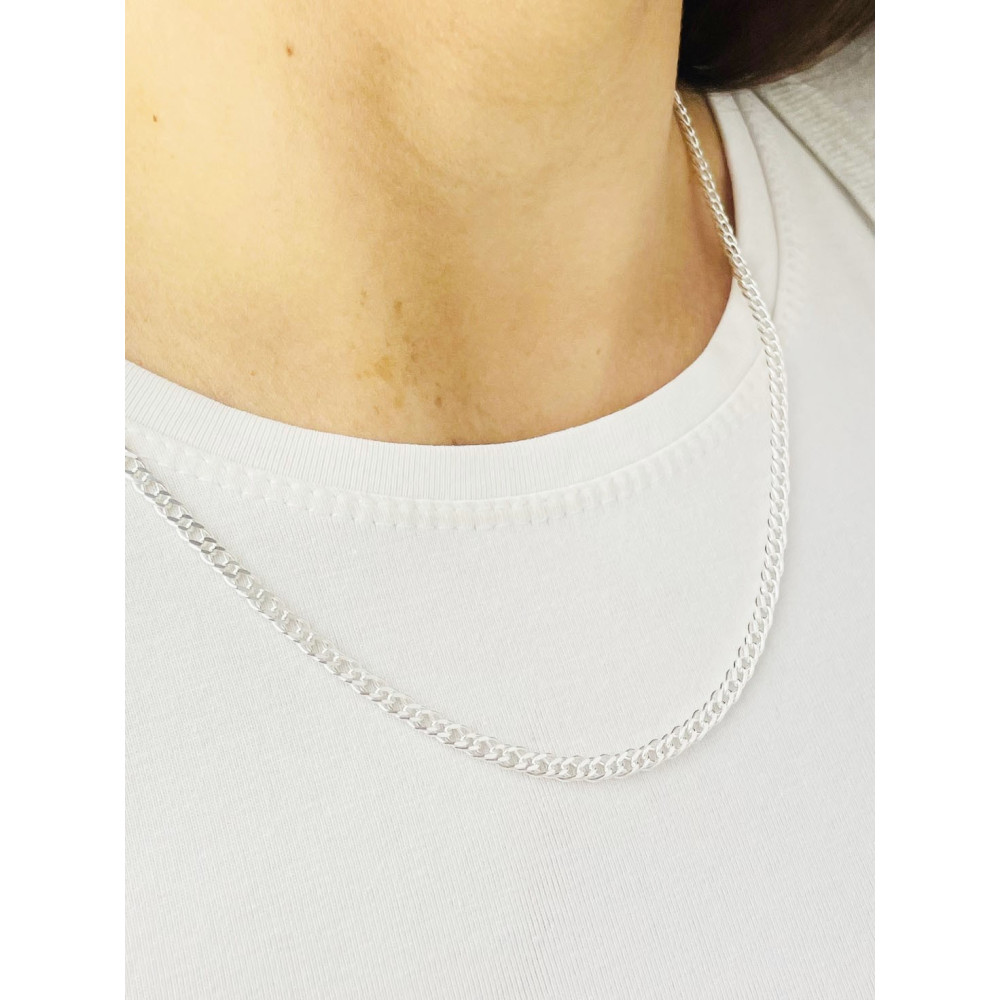 925 Silber Rombo Halskette Collier