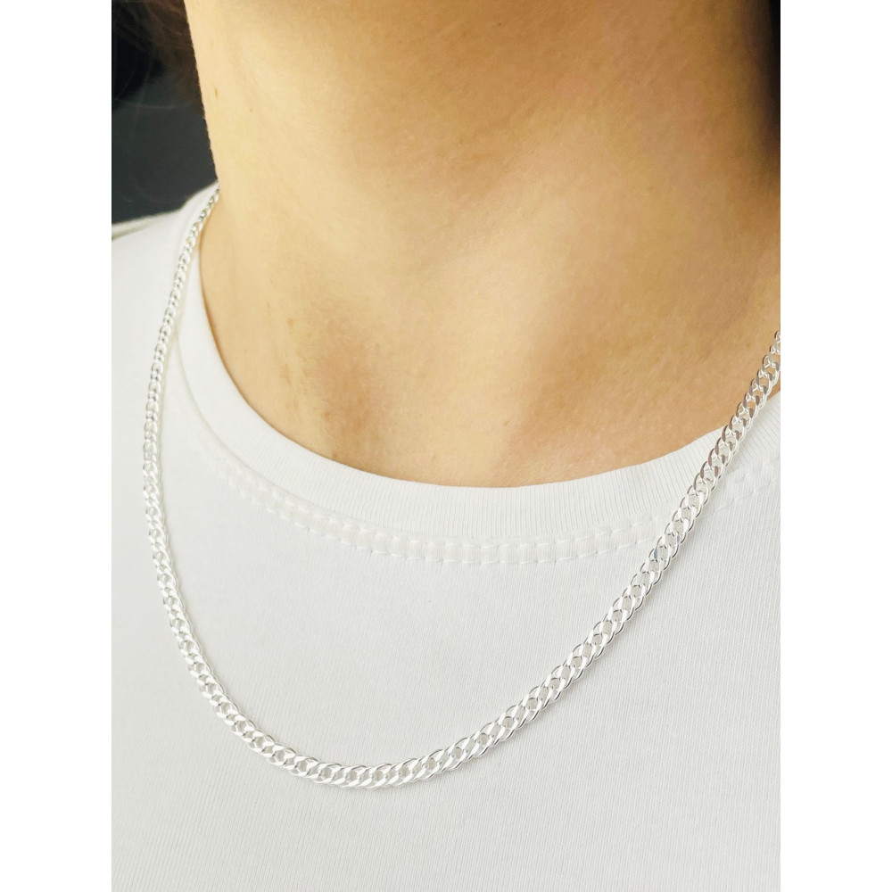 925 Silber Rombo Halskette Collier