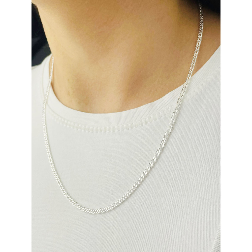 925 Silber Rombo Halskette Collier