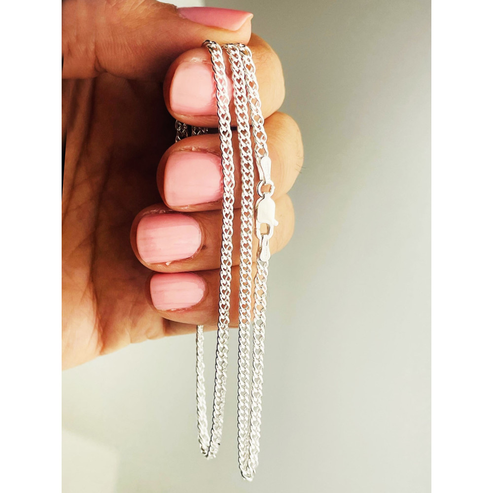 925 Silber Rombo Halskette Collier