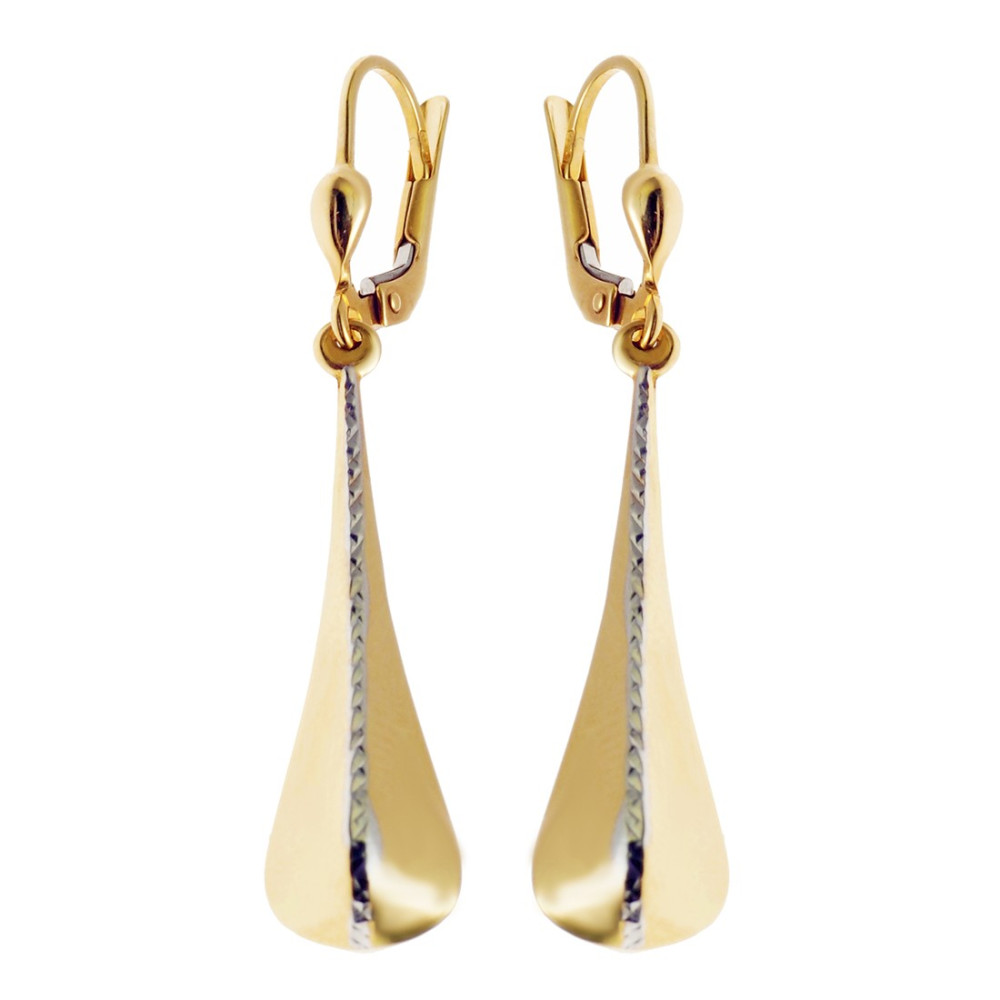 Ohrringe Ohrhänger Ohrstecker Ohrschmuck Gelbgold Paar