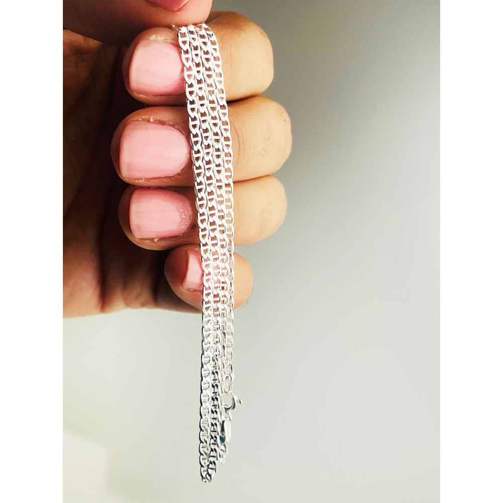 925 Silber Marine Halskette