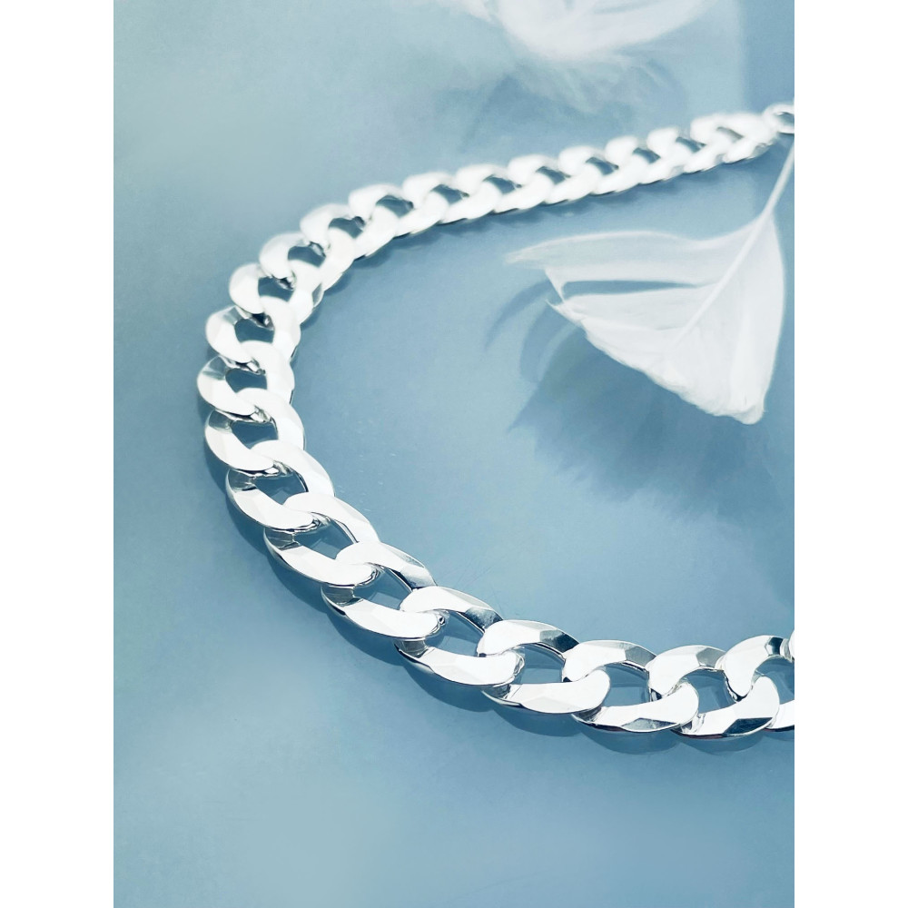 925 Silber Halskette Panzerkette