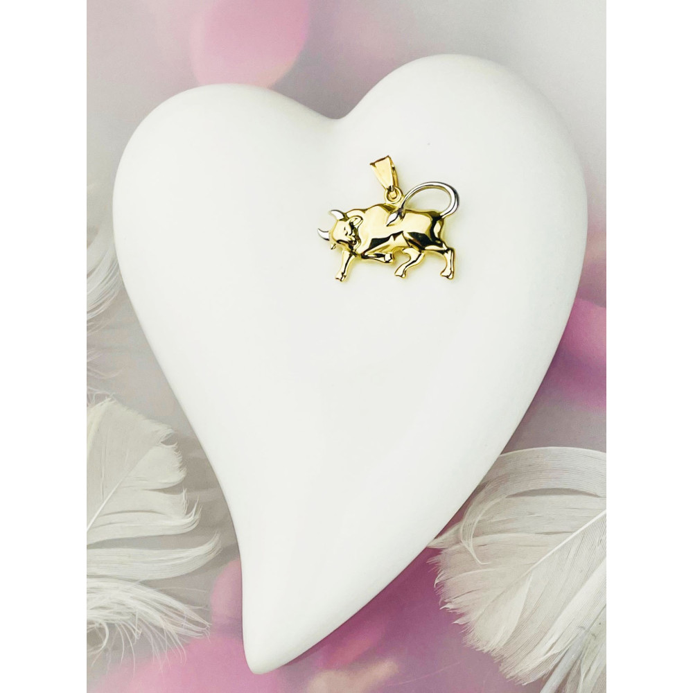 copy of Złoty wisiorek zawieszka rozeta ażurowa