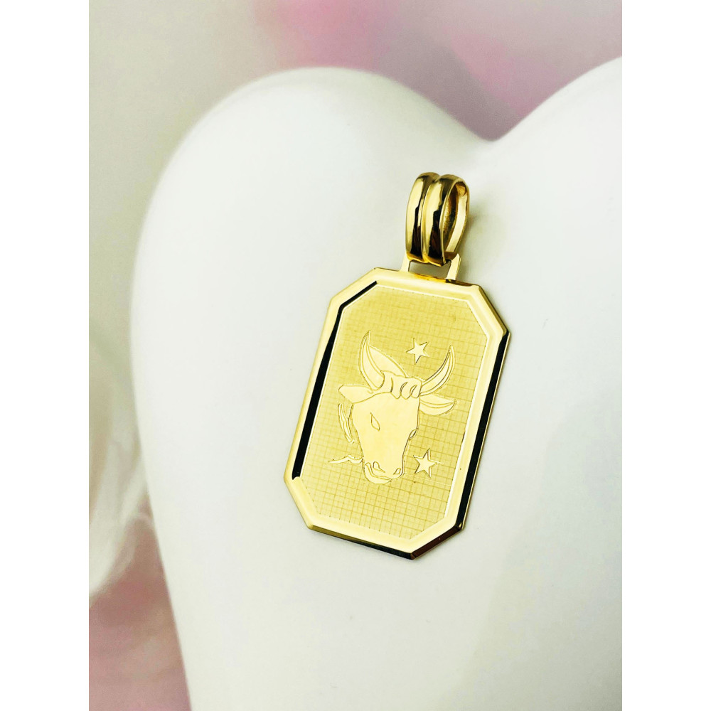 copy of Złoty wisiorek zawieszka rozeta ażurowa