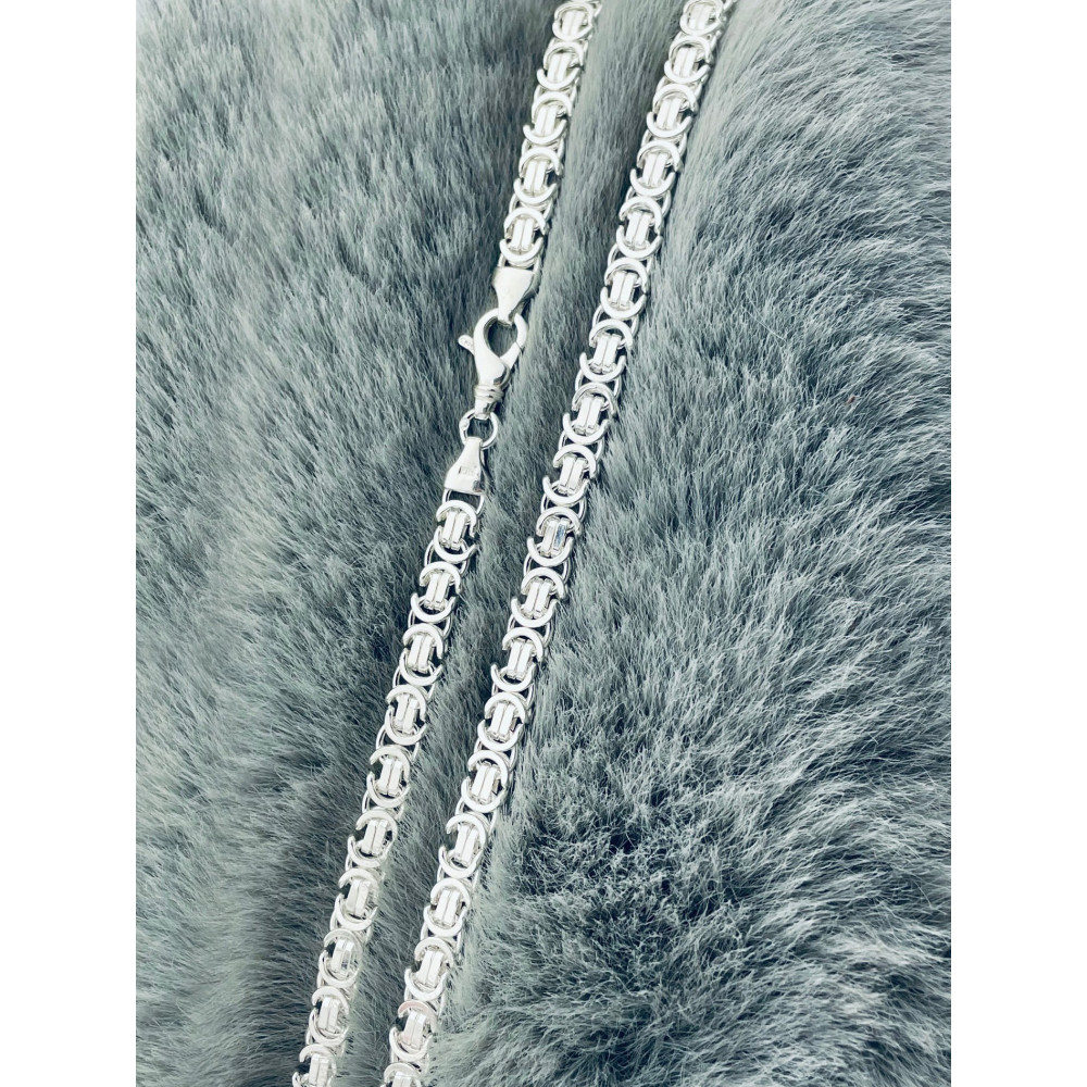 925 Silber königliches Halskette