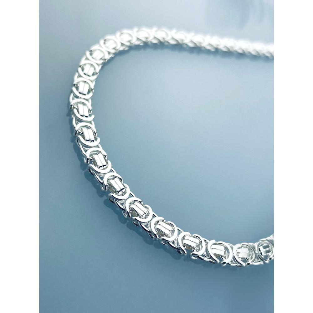 925 Silber königliches Halskette