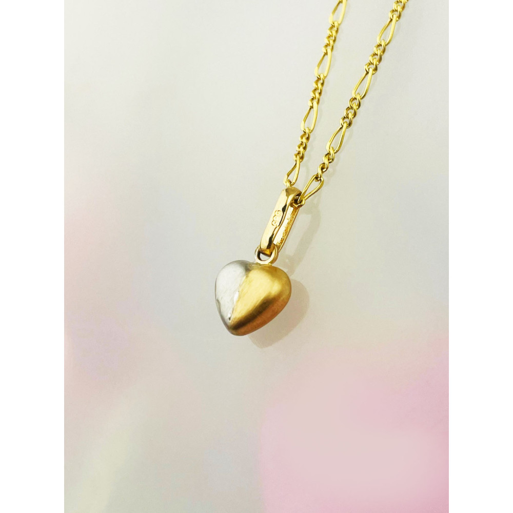 Anhänger Kettenanhänger Gold Goldanhänger Herz 585er 14KT