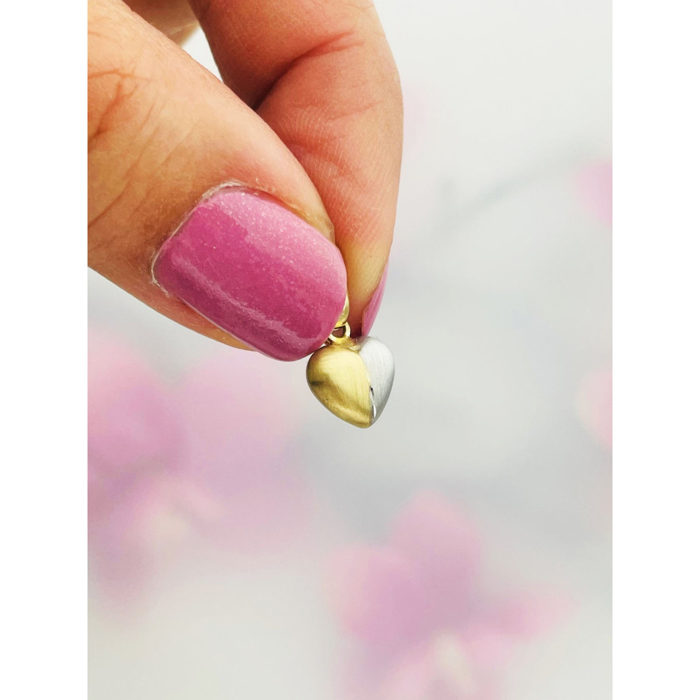 Anhänger Kettenanhänger Gold Goldanhänger Herz 585er 14KT