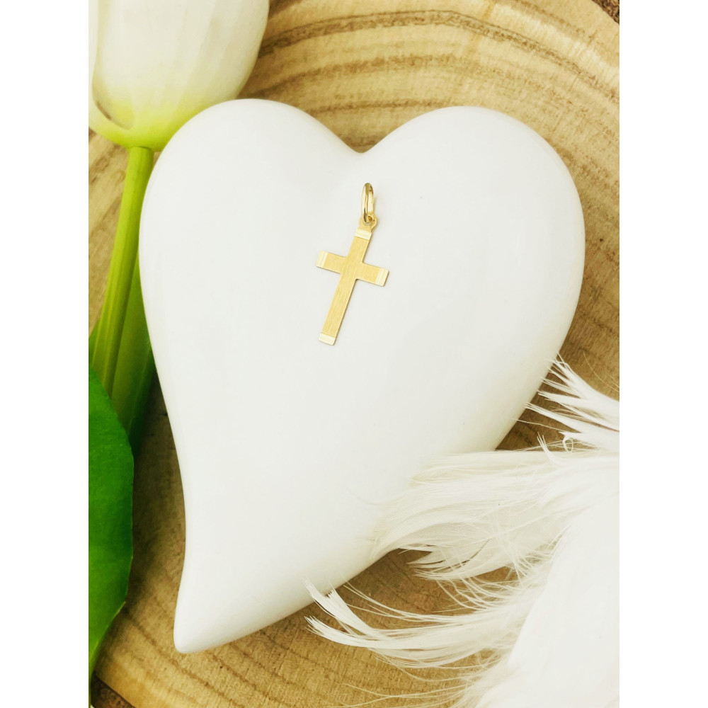 Goldanhänger Kettenanhänger Gold Anhänger Kreuz Goldkreuz Gelbgold 585er 14KT