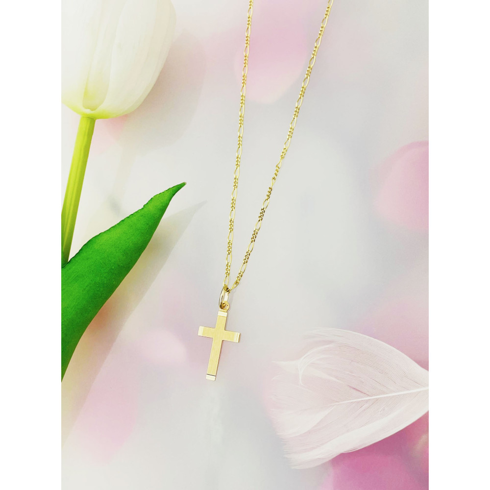 Goldanhänger Kettenanhänger Gold Anhänger Kreuz Goldkreuz Gelbgold 585er 14KT