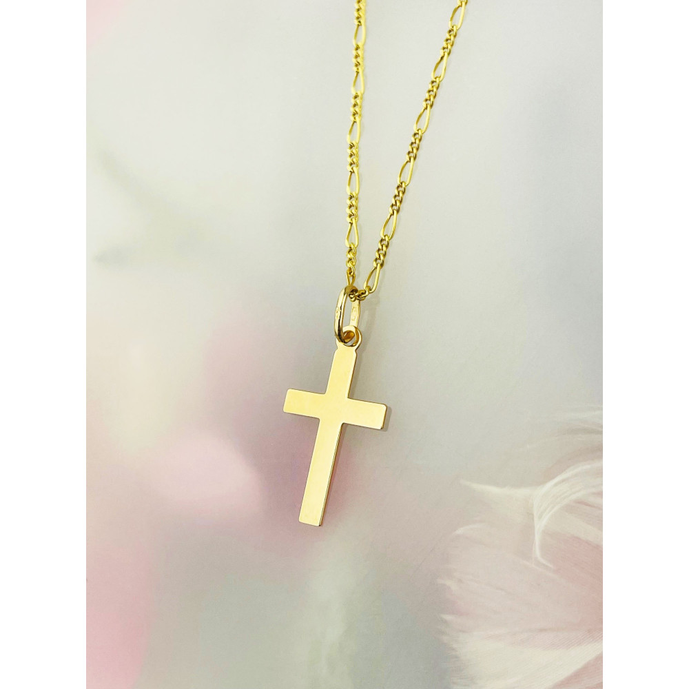 Goldanhänger Kettenanhänger Gold Anhänger Kreuz Goldkreuz Gelbgold 585er 14KT