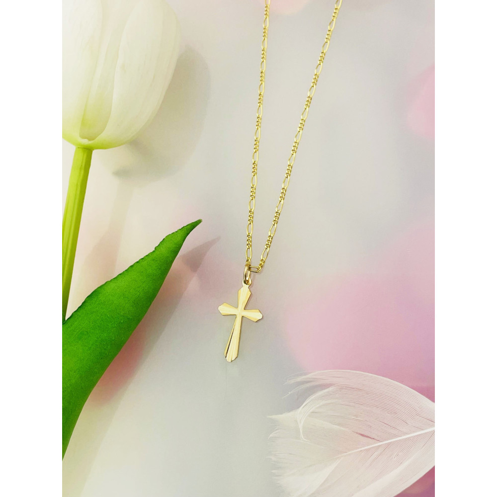 Goldanhänger Kettenanhänger Gold Anhänger Kreuz Goldkreuz Gelbgold 585er 14K