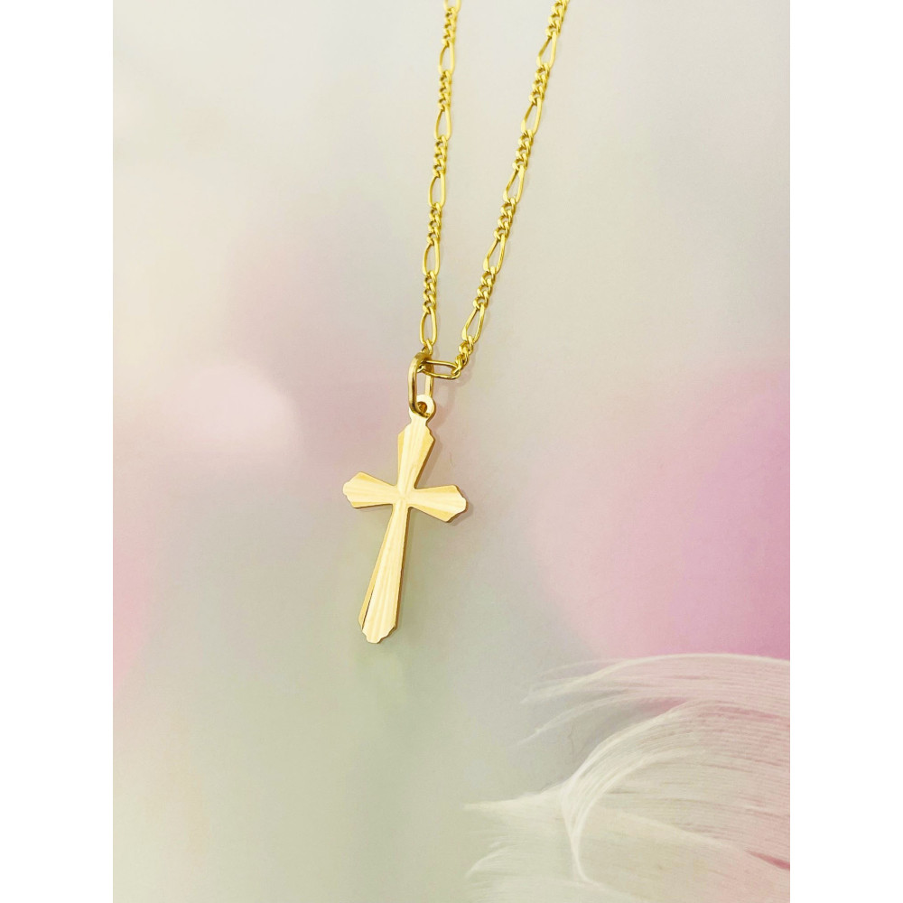 Goldanhänger Kettenanhänger Gold Anhänger Kreuz Goldkreuz Gelbgold 585er 14K