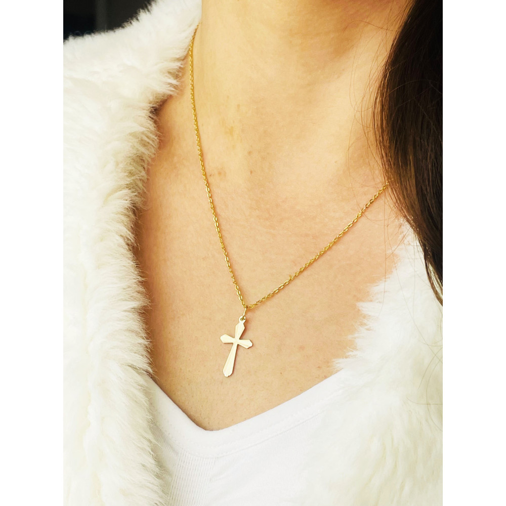 Goldanhänger Kettenanhänger Gold Anhänger Kreuz Goldkreuz Gelbgold 585er 14K