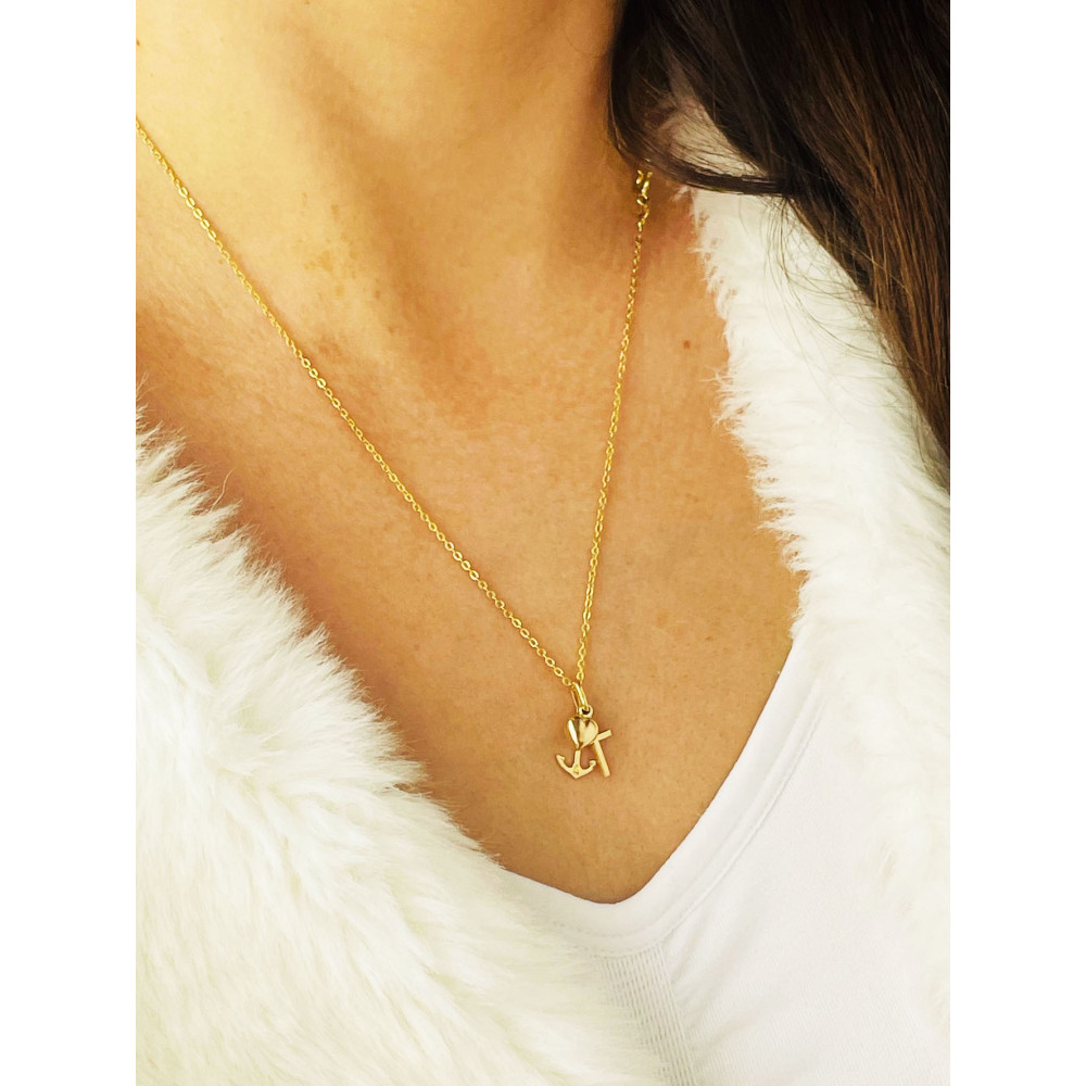 copy of Złoty wisiorek zawieszka rozeta ażurowa